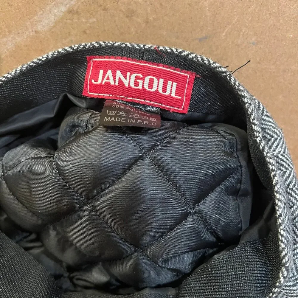 Hat kids newsboy paperboy wool lined